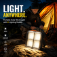 🔥🎁 OFFERTA IMPERDIBILE 50% DI SCONTO 💡 Luce da Lavoro Solare Portatile con 4 Modalità di Illuminazione