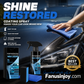 🚗✨SCONTO DEL 50% A TEMPO LIMITATO! Liquido Concentrato per Lavaggio e Ceratura Auto, Kit Spray Detergente Delicato ed Efficace con Spugna e Panno in Microfibra