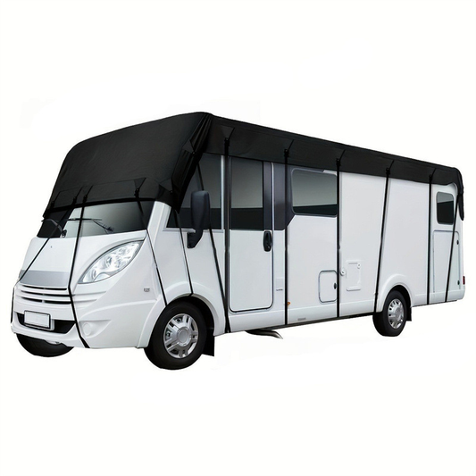 🎃 Offerta di Halloween: 50% DI SCONTO! 🚐 Telo Protettivo per Tetto di Camper e Caravan – Tessuto Oxford 210D con Cinghie Regolabili Rinforzate