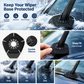 Confezione da 4 Cover Protettive in Silicone per Braccio Tergicristallo – Accessorio Auto 🚗