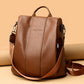 🎒 50% RABATT NU!✨ Dam Stor Kapacitet PU Läder Ryggsäck – Snygg, Praktisk & Användarvänlig – Daglig Essential 👜
