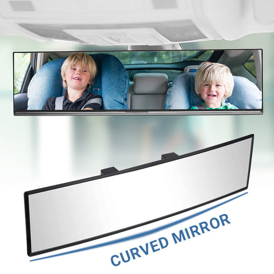 🚗 OFFERTA A TEMPO -50%! ✨ Specchietto Retrovisore Panoramico Curvo per Auto – Grandangolare, Montaggio Facile ✨