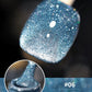 Cat eye gel nagellack, glitter holografiskt nagellack, reflekterande genomskinlig UV gel nagelkonst