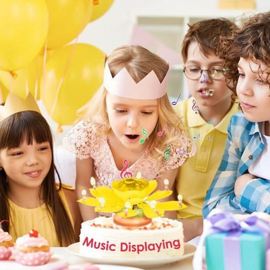 🔥OFFERTA IMPERDIBILE 50% DI SCONTO🎂Candela di Compleanno "Magic Flower"