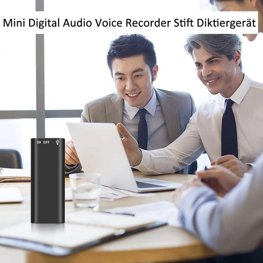 🎤 50% RABATT! ⏺️ HD-röstinspelare – Kompakt, Högklassigt Ljud & Perfekt för Möten, Föreläsningar och Intervjuer 🎧📦