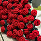 💖🎁50 % rabatt på mors dag-presenter 2026 -- 🌸🎁Handstickad filt med blommotiv