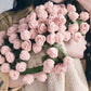 💖🎁50 % rabatt på mors dag-presenter 2026 -- 🌸🎁Handstickad filt med blommotiv