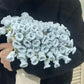 💖🎁50 % rabatt på mors dag-presenter 2026 -- 🌸🎁Handstickad filt med blommotiv