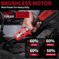 🔧 50 % RABATT! ⚙️ 3/8" batteridriven spärrnyckelsats – borstlös motor & hög prestanda – idealisk för trånga utrymmen vid bilreparation eller montering – inklusive förvaringsväska 🔋