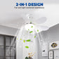 🔥SISTA DAGEN – 50 % RABATT🌬️ 2-i-1 fjärrstyrd takfläkt med LED-belysning – energieffektiv, tyst motor och perfekt för hemmet 🏠