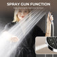 🚿 Soffione Doccia ad Alta Pressione Regolabile | Pannello a Pioggia da 15 cm 💧 | Iniezione d'Aria: Getto Forte anche con Poca Pressione 💪 | 7 Modalità di Spruzzo con Pistola 🔫 | Ugelli in Silicone Facili da Pulire ✨