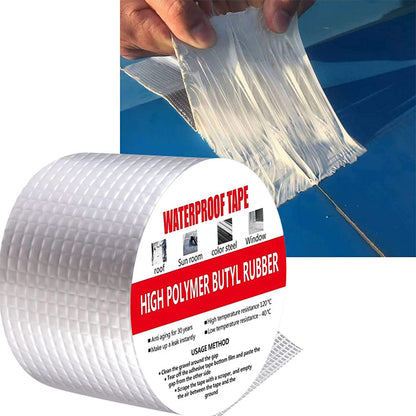 🛡️ -50% ORA! 💧 Nastro impermeabile in foglio di alluminio – adesivo butilico, sigillatura immediata e resistente alle intemperie – per riparazioni di tetti, tubature e automobili 🔧