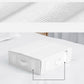 🎁 -50%! 🛏️ Set Organizer Pieghevole per Lenzuola – Lino Imitazione + Cartone – Finestra Trasparente & Chiusura Robusta per Biancheria da Letto Queen/King 📦