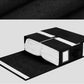 🎁 -50%! 🛏️ Set Organizer Pieghevole per Lenzuola – Lino Imitazione + Cartone – Finestra Trasparente & Chiusura Robusta per Biancheria da Letto Queen/King 📦