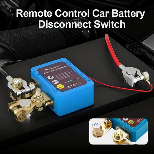 📢📢49% DI SCONTO! ✨⚡ Interruttore di Disconnessione Batteria Auto con Telecomando – Rame Puro, Protezione Scarica, 250A