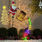 🔆🎄 Decorazione Solare Babbo Natale – Si Ricarica di Giorno, Brilla di Notte, Resistente alle Intemperie, Perfetta per Giardino, Balcone o Vialetto 🌙🎁