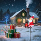 🔆🎄 Decorazione Solare Babbo Natale – Si Ricarica di Giorno, Brilla di Notte, Resistente alle Intemperie, Perfetta per Giardino, Balcone o Vialetto 🌙🎁