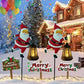 🔆🎄 Decorazione Solare Babbo Natale – Si Ricarica di Giorno, Brilla di Notte, Resistente alle Intemperie, Perfetta per Giardino, Balcone o Vialetto 🌙🎁