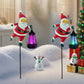 🔆🎄 Decorazione Solare Babbo Natale – Si Ricarica di Giorno, Brilla di Notte, Resistente alle Intemperie, Perfetta per Giardino, Balcone o Vialetto 🌙🎁
