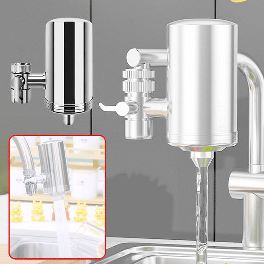 Depuratore d'Acqua per Rubinetto – Filtrazione Avanzata, Senza BPA, Acciaio Inox 304, Installazione Facile, Filtro Fino a 6 Mesi 💧✨