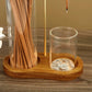 🥳 HOT SALE 2026 🥳 💞 -50%! ✨ 💝 Porta Incenso e Candela 2 in 1 – Base in Legno Naturale Diffusore Aromaterapia