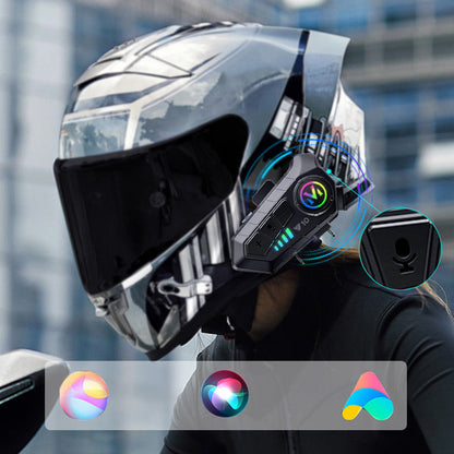 🏍️ SCONTO 50%! 🎧 Auricolare Bluetooth per Casco – Per Caschi Integrali e Demi-Jet – Senza Fili e Cristallino ✨
