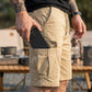 🩳 60% RABATT! ☀️ Lätta Cargoshorts – Andningsbart Tyg, Knälång Skärning & Säkra Fickor För Telefon & Nycklar, Bekväma Hela Dagen ✅