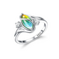 💍✨ Anello Ovale Geometrico con Pietra di Luna & Zirconi – Lega di Zinco, 2 Stili, Taglie 5-10 – Elegante per Ogni Occasione, Idea Regalo Perfetta 🌙💎