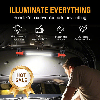 🛠️ Torcia da Lavoro Indistruttibile con Base Magnetica🚗Quattro Modalità Luminose per Officine🔥Garage e Lavori all’Aperto in Qualsiasi Condizione🔥🔥