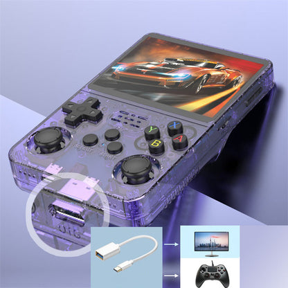 Console per Videogiochi 3D Portatile in Stile Retrò – Schermo 3,5", Chip RK3326, 64GB, Batteria 2500mAh 🎮✨