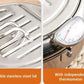 🍳🔥 Padella in Acciaio Inox con Coperchio – Resistente al Calore & Adatta all'Induzione 🔥🍳