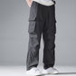 👖 50% RABATT NU! 🛠️ Herr stretchbyxor med fickor – Multi-fickor & dragsko midja – Casual raka byxor – perfekta för jobb, resor eller aktiva dagar 🏃‍♂️