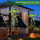 ☀️ 50% DI SCONTO – Luci Solari Edera con Foglie Artificiali – Impermeabili, 8 Modalità di Illuminazione & Flessibili – Perfette per Giardini, Balconi & Decorazioni da Parete 🌿💡✨
