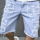 🩳 50% RABATT NU!🔥 Herr Rivna Jeansshorts – Djärv Street Style & Sommarkomfort – Distressed Denim Shorts 🛹