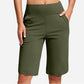 ⏰Ultimo Giorno Sconto 49% OFF🔥 Bermuda Donna con Tasche – 👍Pantaloncini Lunghi Atletici Casual al Ginocchio