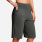 ⏰Ultimo Giorno Sconto 49% OFF🔥 Bermuda Donna con Tasche – 👍Pantaloncini Lunghi Atletici Casual al Ginocchio