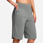 ⏰Ultimo Giorno Sconto 49% OFF🔥 Bermuda Donna con Tasche – 👍Pantaloncini Lunghi Atletici Casual al Ginocchio