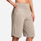 ⏰Ultimo Giorno Sconto 49% OFF🔥 Bermuda Donna con Tasche – 👍Pantaloncini Lunghi Atletici Casual al Ginocchio
