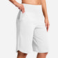 ⏰Ultimo Giorno Sconto 49% OFF🔥 Bermuda Donna con Tasche – 👍Pantaloncini Lunghi Atletici Casual al Ginocchio