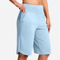 ⏰Ultimo Giorno Sconto 49% OFF🔥 Bermuda Donna con Tasche – 👍Pantaloncini Lunghi Atletici Casual al Ginocchio