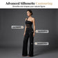 🖤 50% RABATT NU! 💃 Enaxlad Jumpsuit med Mesh-midja & Vida Ben✨