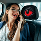 👁️‍🗨️ 50% RABATT NU! 🚗 Spooky Rött Öga Bil Nackstödsskydd – Unik Design, Stretchtyg & Enkel Installation 🎃