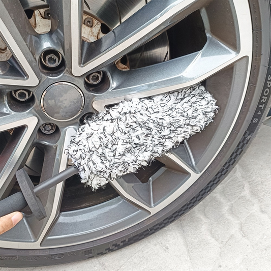 🔥REA: Högkvalitativ rengöringsborste av mikrofiber för fälgar | Repfritt verktyg för detaljvård