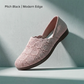 👡 50% RABATT NU! 🌿 Kvinnors Andningsbara Vävda Slip-On Flats – Andningsbar Stickad Ovandel, Flexibel Halksäker Sula & Dämpad Innermak – Heldagskomfort ✨