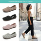 👡 50% RABATT NU! 🌿 Kvinnors Andningsbara Vävda Slip-On Flats – Andningsbar Stickad Ovandel, Flexibel Halksäker Sula & Dämpad Innermak – Heldagskomfort ✨