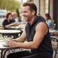 👕 50% RABATT NU! 🏋️‍♂️ Herrarnas Ärmelösa Träningshoodie Tank – V-ringad, Inbyggd Huva & Perfekt För Gym & Utomhusträning 🔥