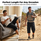 Herr cargo capri-shorts – stora fickor, justerbar dragsko & luftig wide-leg passform 🩳🎒