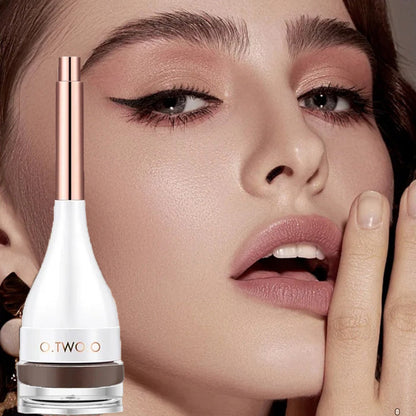 🖌️ 50% RABATT NU! 💧 Långvarig, Smetfri, Vattenfast Ögonbrynskräm – Naturlig Effekt, Enkel Applicering & Heldagshållbarhet 🌟