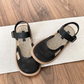 Sandaler i ventilerande mesh med ankelrem