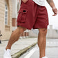 Avslappnade sommar-cargoshorts för herr